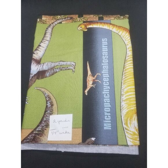 Kid's Dinosaurs & Coordinating Fabric Lot Quilting Sewing 3 1/2 Yards Avlyn Inc - Picture 4 of 6